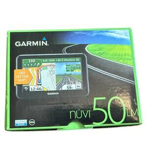 Garmin GPS Naveto Maps USA Nuvi 50 LM In Box With All Accessories
